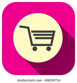 shopping cart icon vector logo for your design, symbol, application, website, UI