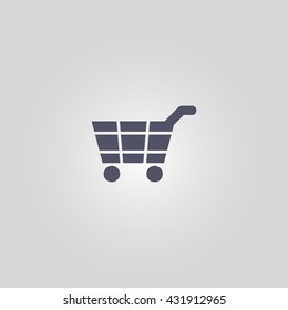 shopping cart icon. shopping cart vector. shopping cart sign