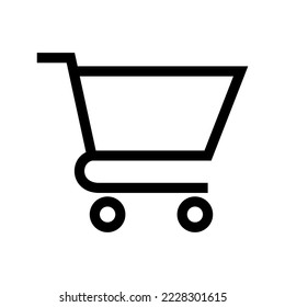 Shopping Cart Icon Vector Symbol Design Illustration