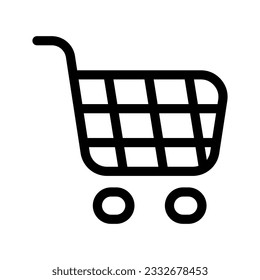 Shopping Cart Icon Vector Symbol Design Illustration