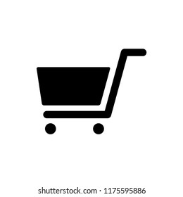 shopping cart icon vector template