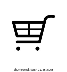 shopping cart icon vector template