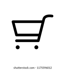 shopping cart icon vector template