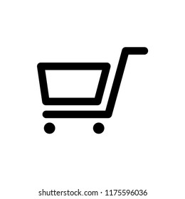 shopping cart icon vector template