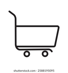 Shopping Cart Icon Vector, Shopping Trolley Icon, Shopping Cart Logo ,Basket illustration 10 EPS