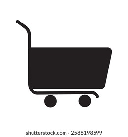 Shopping Cart Icon Vector, Shopping Trolley Icon, Shopping Cart Logo ,Basket illustration 10 EPS
