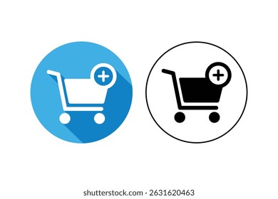 Shopping Cart Icon Vector, shopping trolley icon