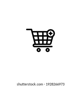 Vector de iconos de carrito de compras para web, computadora y aplicación móvil