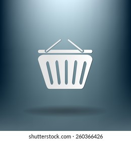 shopping cart icon. vextor illustration. cart online store, Internet shop. basket shopping