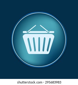 shopping cart icon. vextor illustration. cart online store, Internet shop. basket shopping