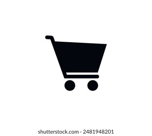 Icono de Carrito de compras. Icono de Carrito de compras de tienda de Web. Tienda de Internet comprar logo símbolo signo Vector diseño e ilustración.


