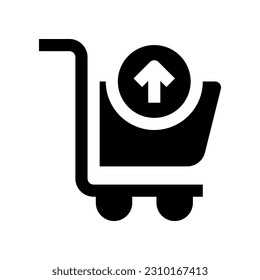 shopping cart icon for your website, mobile, presentation, and logo design.