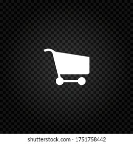 Shopping cart icon.Buying goods online.Market symbol