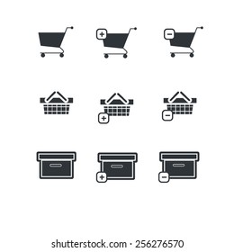 shopping cart icons