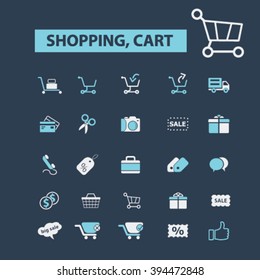 shopping cart icons
