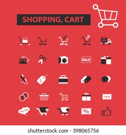 shopping cart icons
