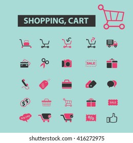 shopping cart icons
