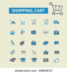 shopping cart icons