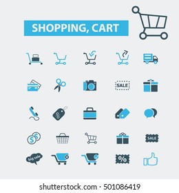 shopping cart icons