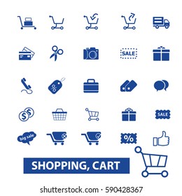 shopping cart icons
