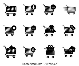 Shopping cart icons
