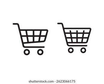 Shopping Cart Icons i  Black