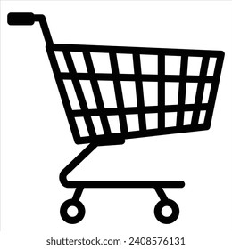 shopping cart icons. Collection of web icons for online store, from various cart icons in various shapes.