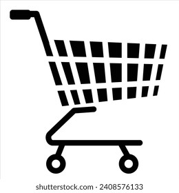 shopping cart icons. Collection of web icons for online store, from various cart icons in various shapes.