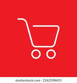 Shopping cart icons, common graphic resources, vector illustrations.