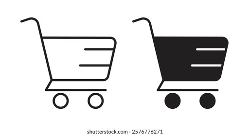 shopping cart icons pack for ui designs