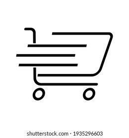 shopping cart icons. web icons for online store. vector illustration eps 10