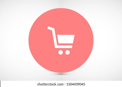 Shopping cart icon.Shopping cart Thin line design icon. Shopping cart simple icon illustration vector.Shopping chart vector icon