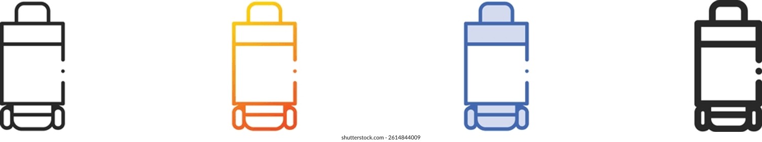 shopping cart icon.Thin Linear, Gradient, Blue Stroke and bold Style Design Isolated On White Background