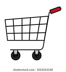 shopping cart isolated icon