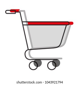 shopping cart isolated icon