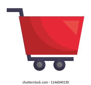 shopping cart isolated icon