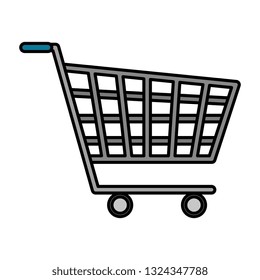 shopping cart isolated icon