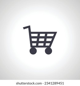 shopping cart isolated icon. shopping cart icon
