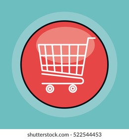 shopping cart isolated icon