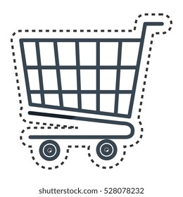 shopping cart isolated icon
