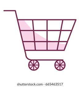 shopping cart isolated icon