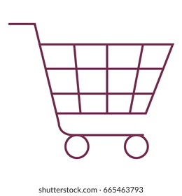 shopping cart isolated icon
