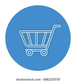 shopping cart isolated icon