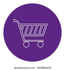 shopping cart isolated icon