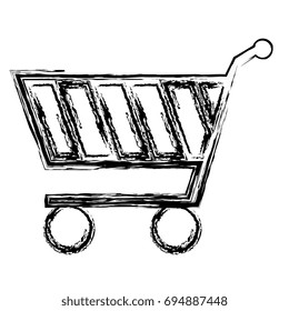 shopping cart isolated icon
