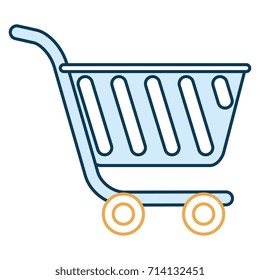 shopping cart isolated icon
