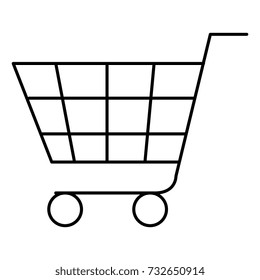 shopping cart isolated icon
