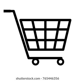 shopping cart isolated icon