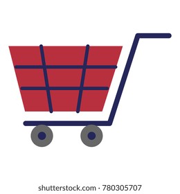 shopping cart isolated icon