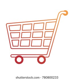 shopping cart isolated icon